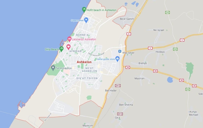 Ashkelon Map 700x441 